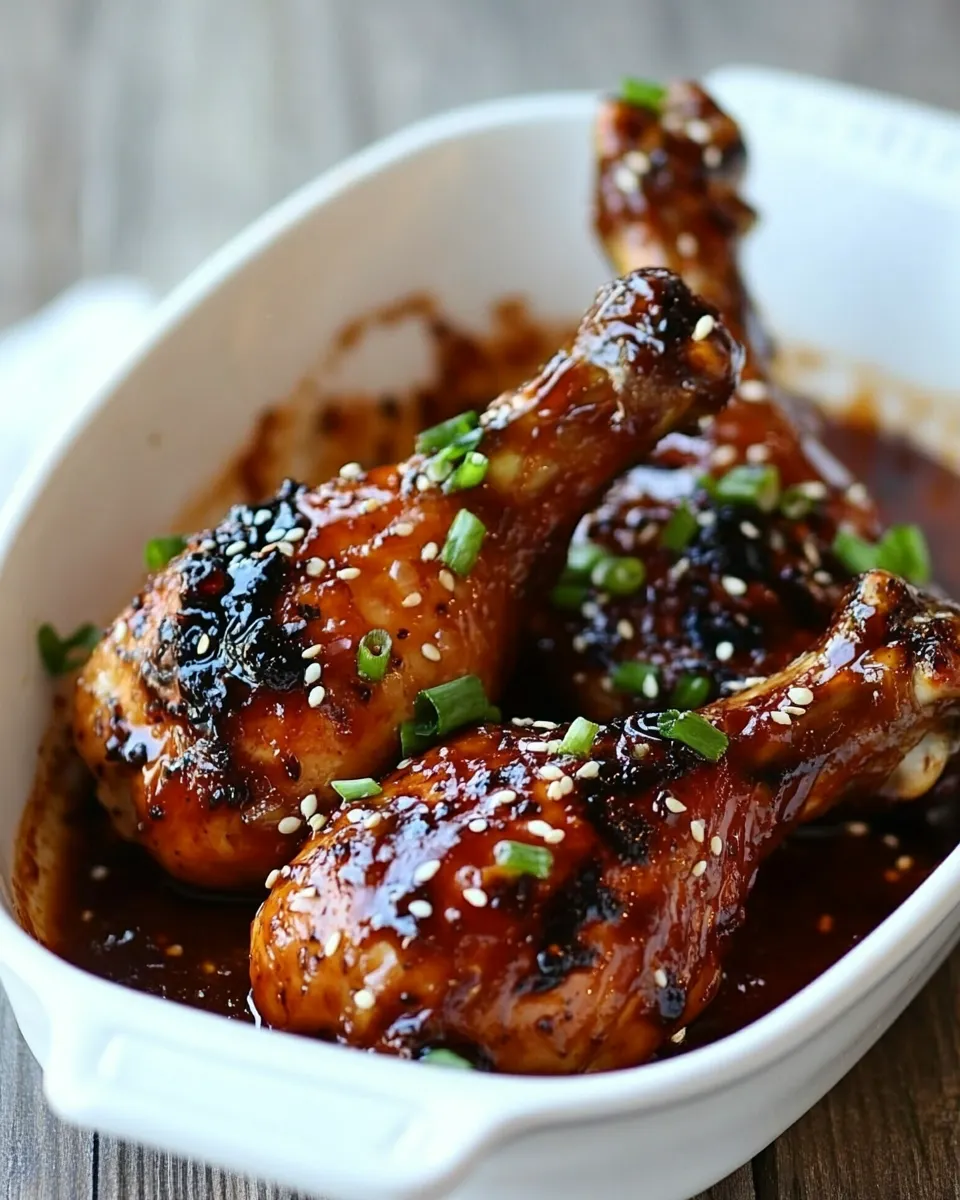 Homemade Sticky Chicken Drumsticks photo