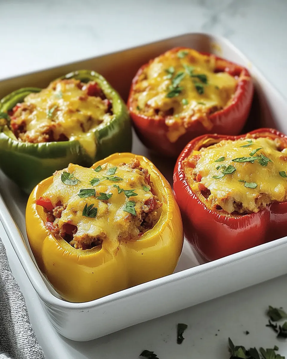 Classic Stuffed Peppers Recipe image