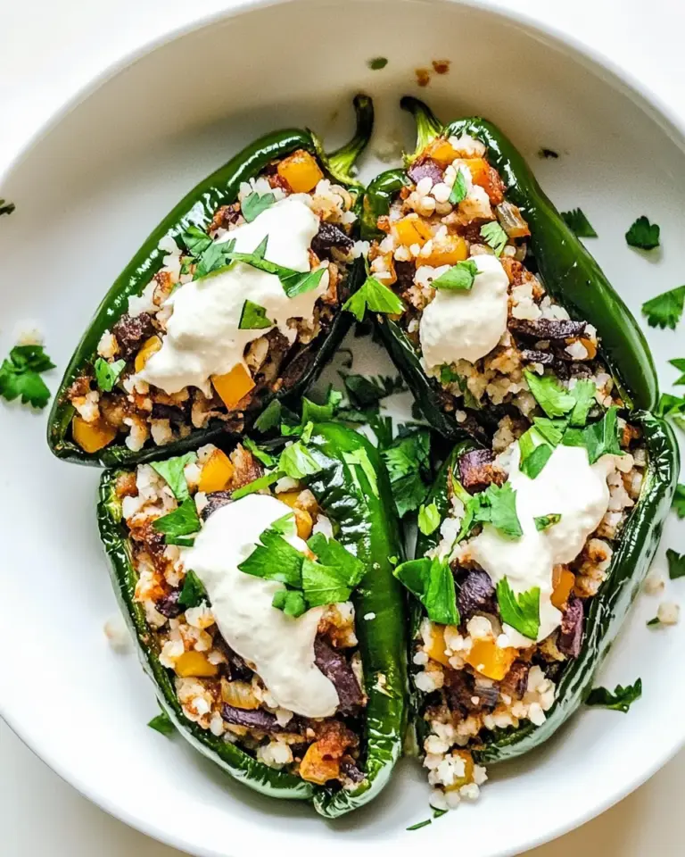 Homemade Stuffed Poblano Peppers photo