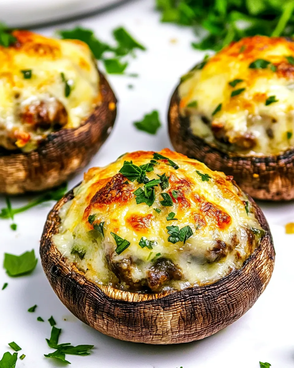 Easy Stuffed Portobello Mushrooms recipe photo