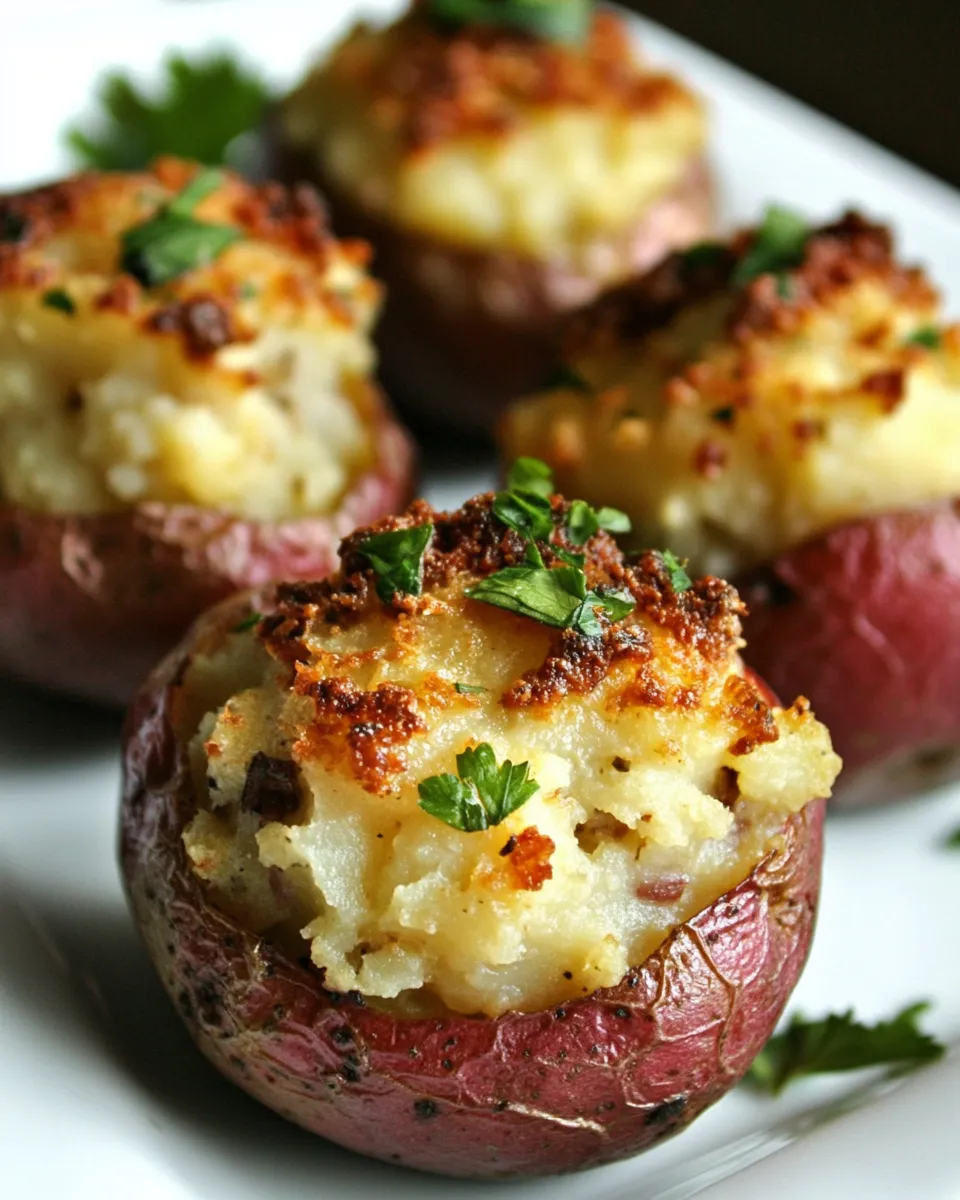 Classic Stuffed Red Bliss Potatoes image