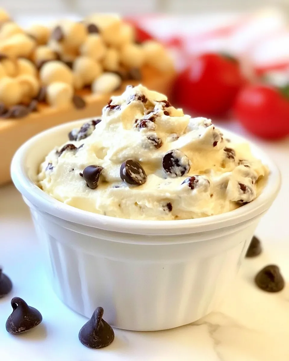 Classic Sugar Free Chocolate Chip Dip With Cream Cheese image