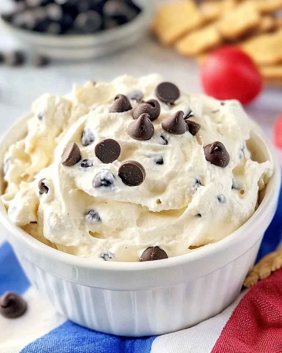 Easy Sugar Free Chocolate Chip Dip With Cream Cheese shot