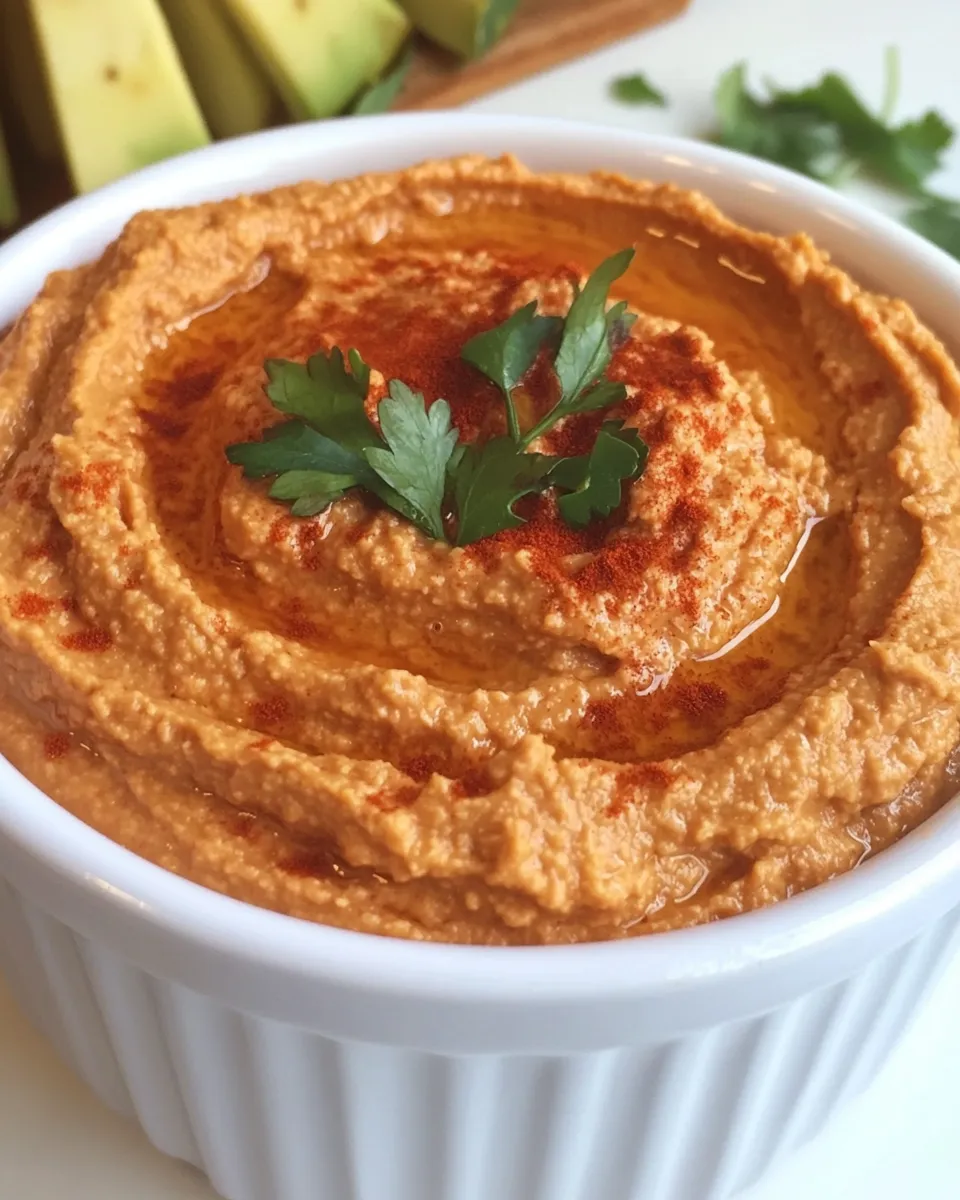 Easy Sun-Dried Tomato Hummus recipe photo