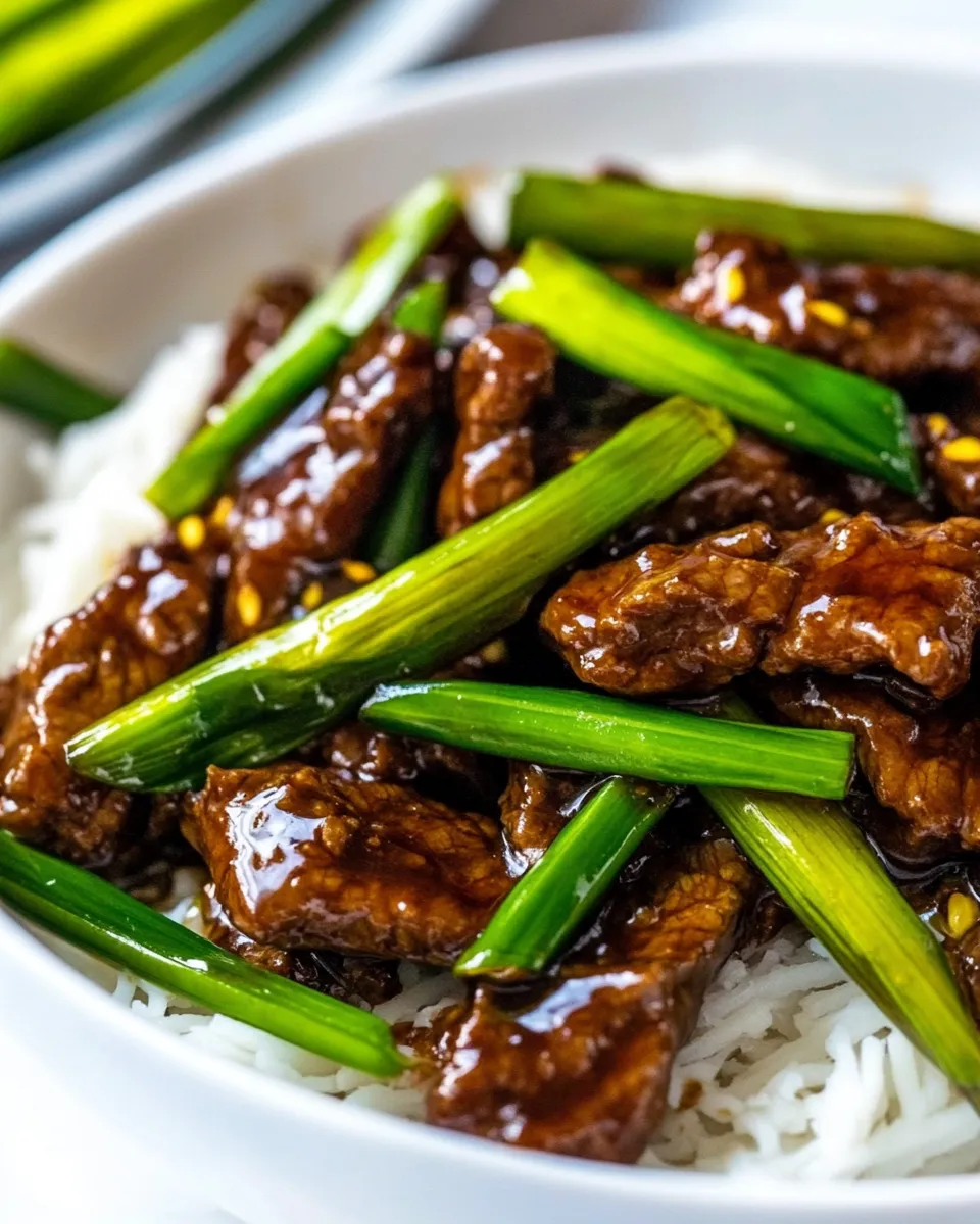 Classic Super Easy Mongolian Beef Recipe image