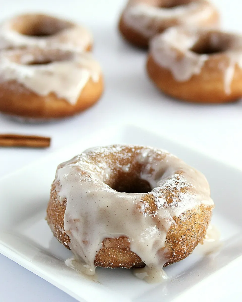 Homemade Super Simple Cinnamon Bun Donuts photo