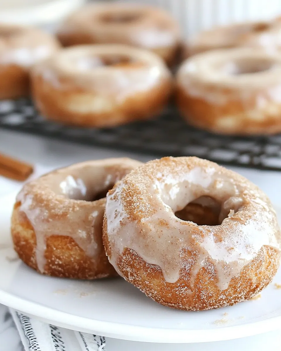 Easy Super Simple Cinnamon Bun Donuts recipe photo