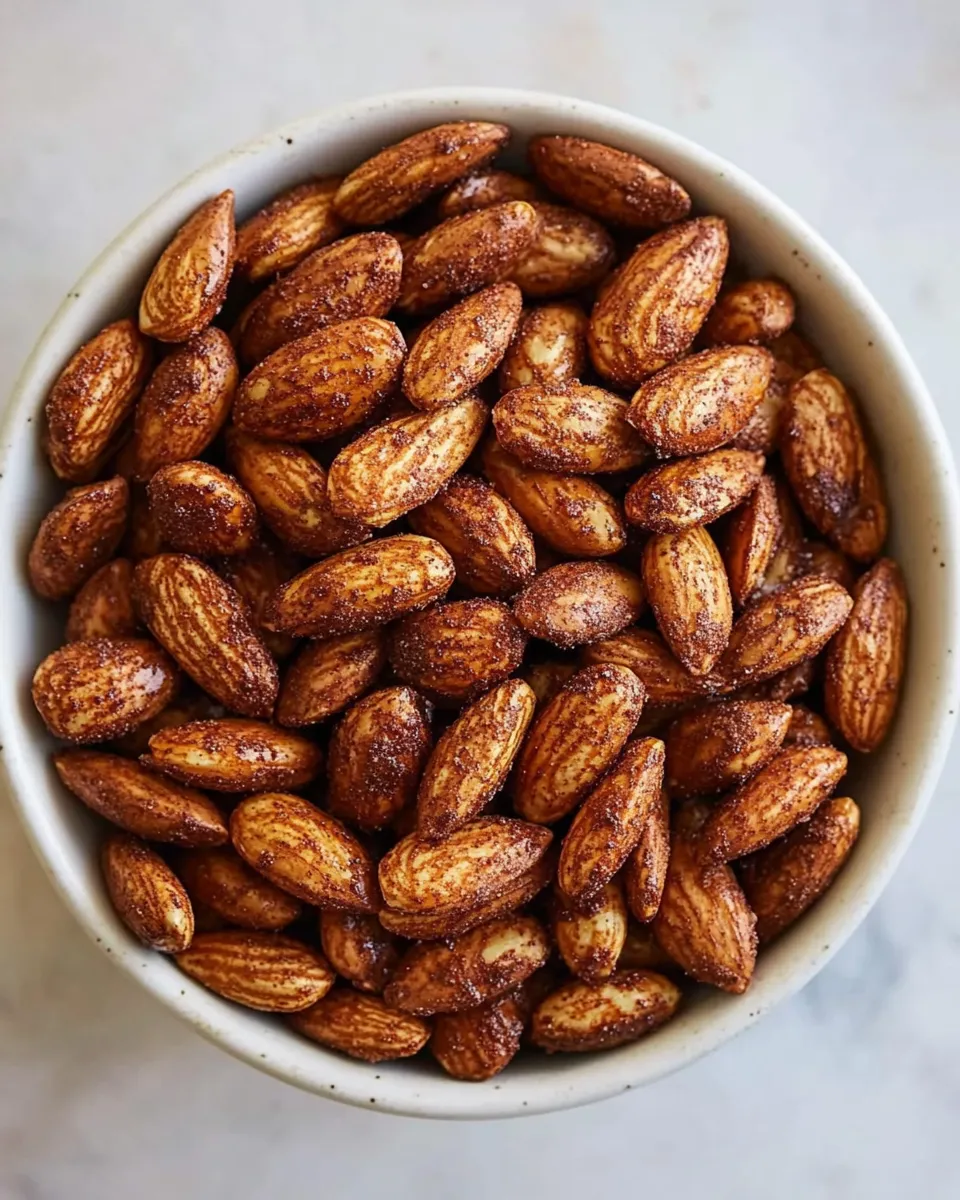 Delicious Sweet And Spicy Toasted Almonds image
