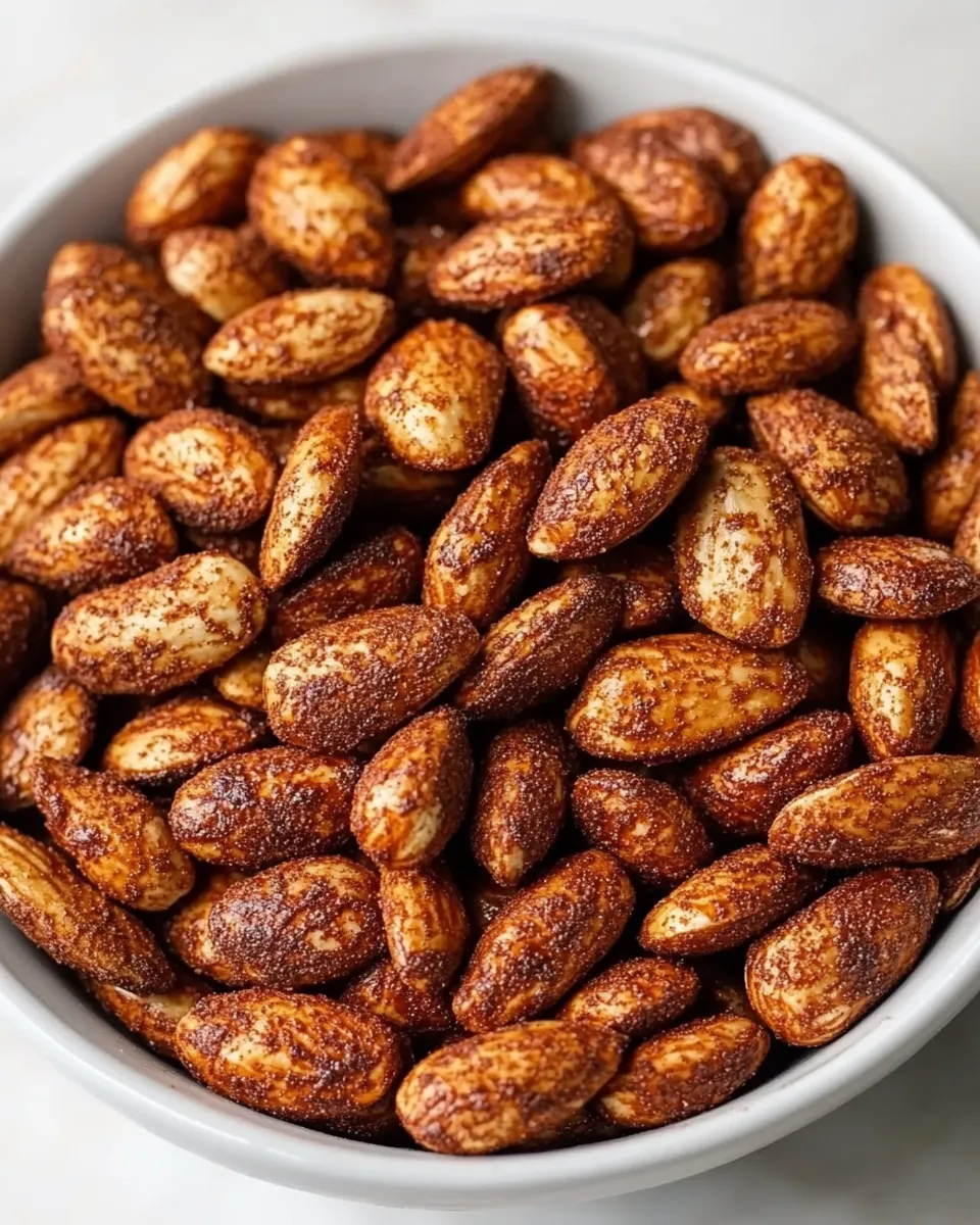Quick Sweet And Spicy Toasted Almonds recipe photo