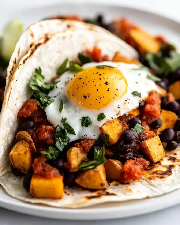 Easy Sweet Potato Black Bean Breakfast Tacos photo