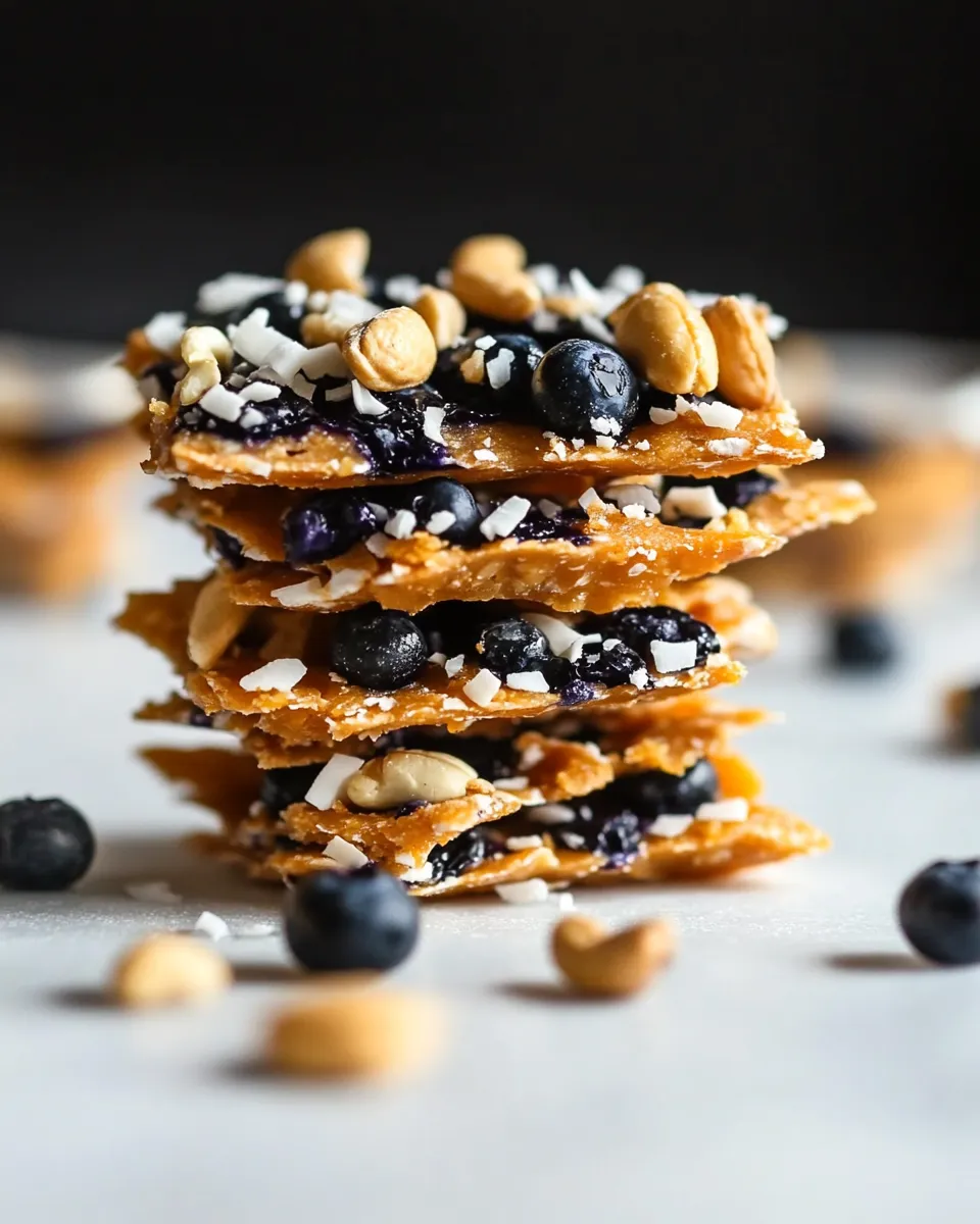 Easy Sweet Potato Blueberry Coconut Cashew Bark recipe photo