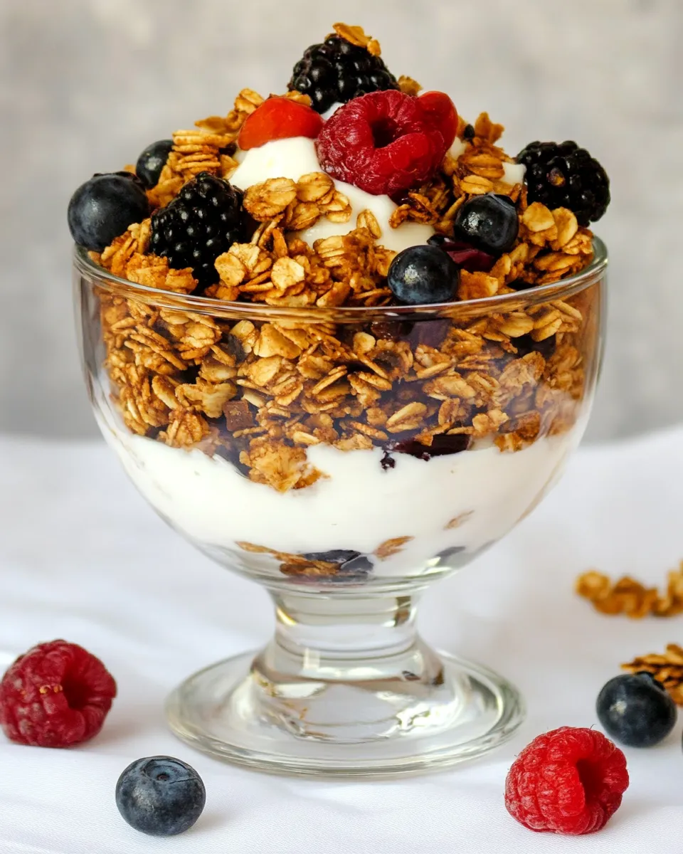 Delicious Sweet and Savory Parfait shot