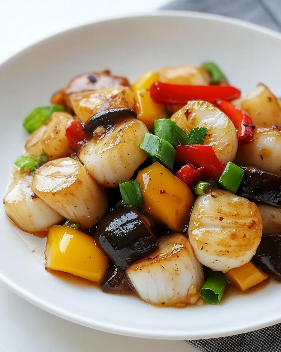 Easy Szechuan Scallops recipe photo