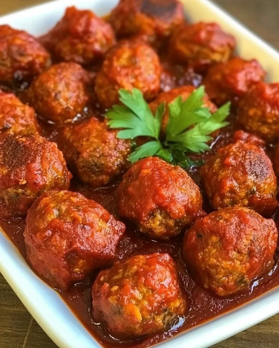 Delicious THE BEST CHICKEN MEATBALLS EVER shot