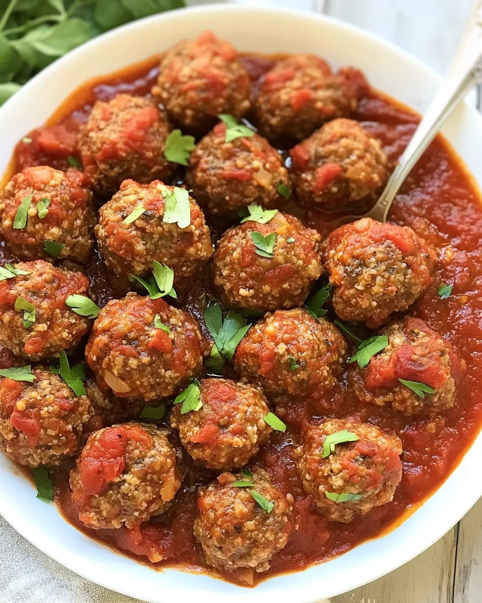 Delicious TVP Meatballs shot