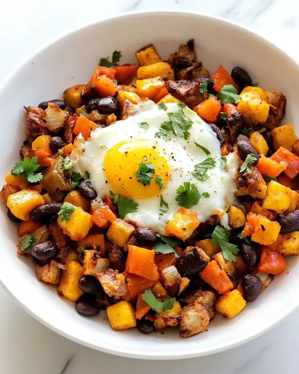 Delicious Tex-Mex Breakfast Hash shot