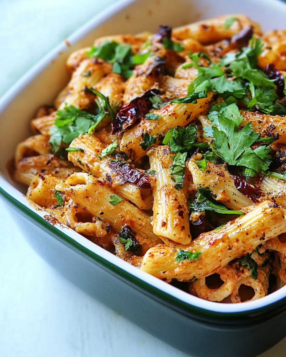 Classic TexMex Roasted Red Pepper Pasta image