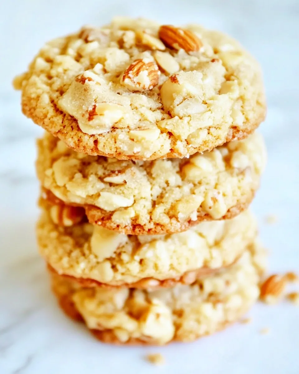 Delicious Texas Almond Crunch Cookies shot