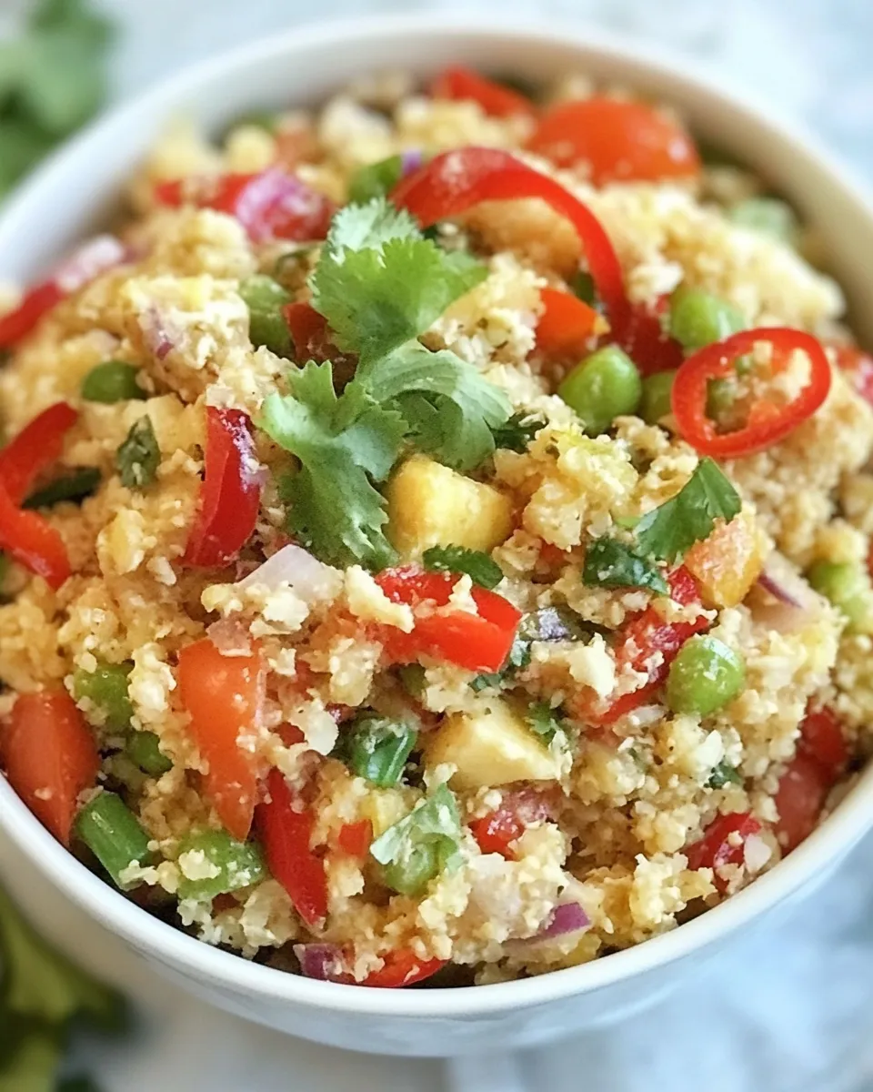 Quick Thai Cauliflower Rice food shot