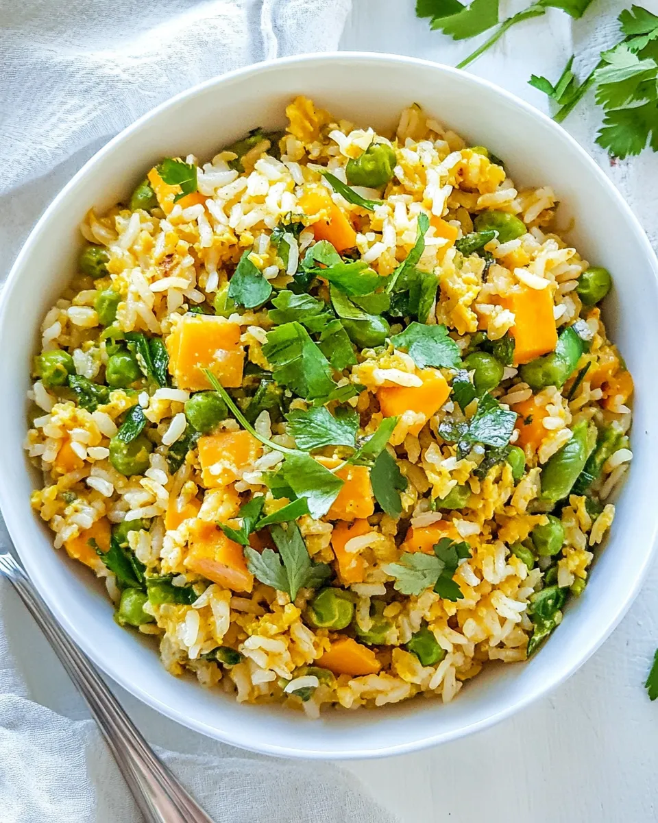 Delicious Thai Green Curry Fried Rice image