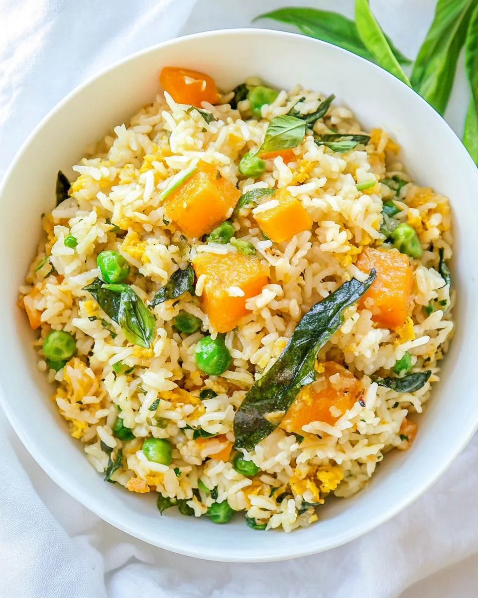 Classic Thai Green Curry Fried Rice shot