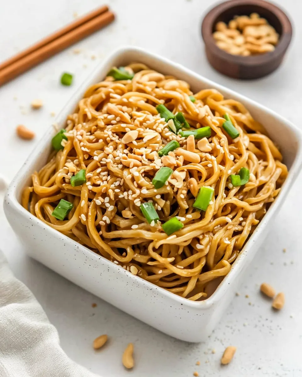 Easy Thai Peanut Sesame Noodles photo