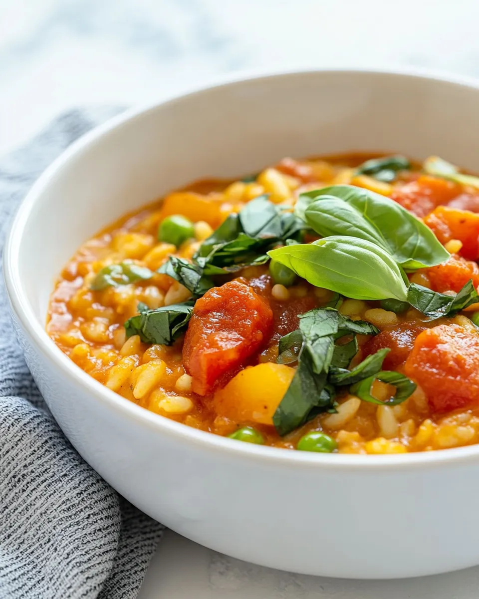 Easy Thai Red Curry Risotto photo