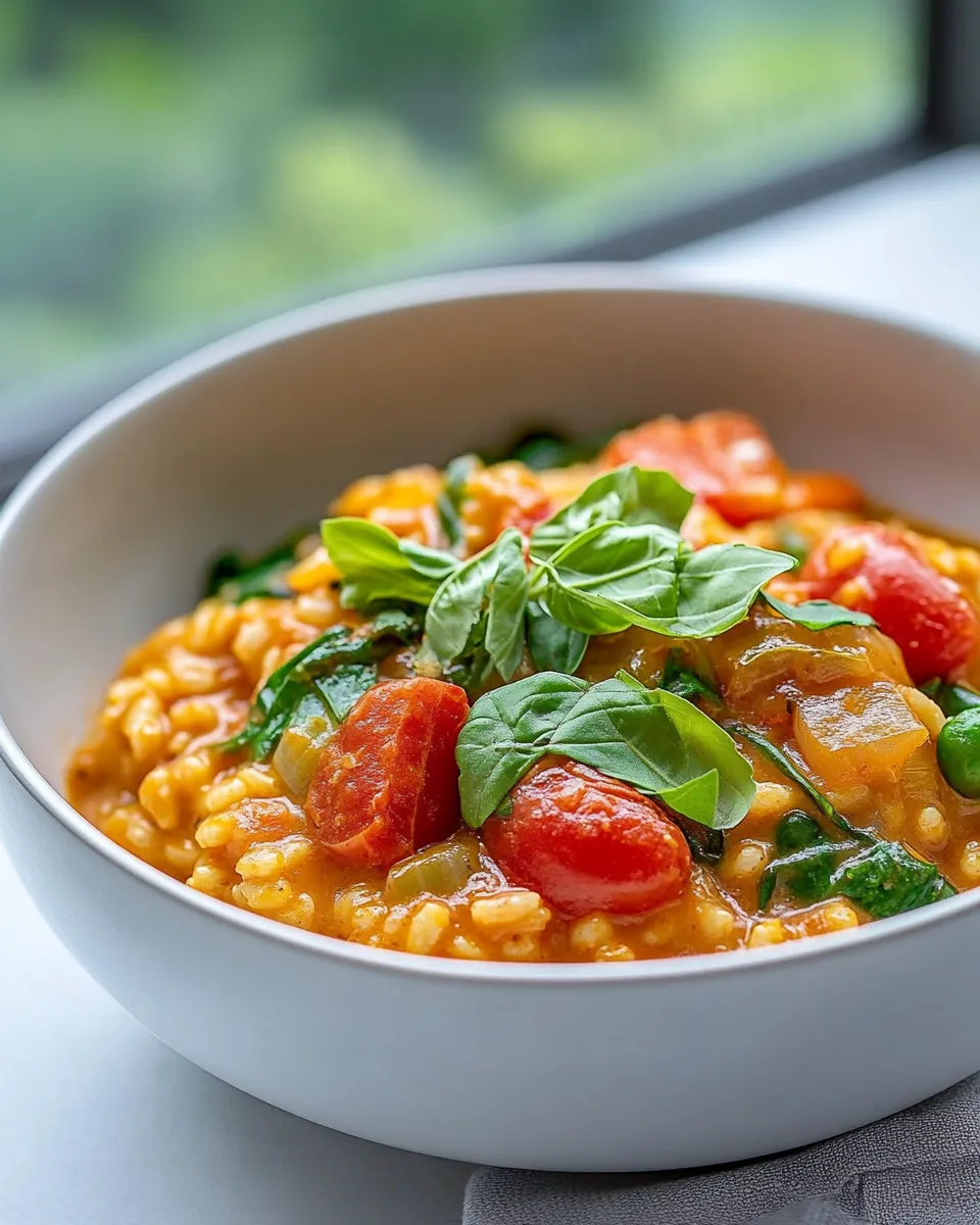 Delicious Thai Red Curry Risotto image