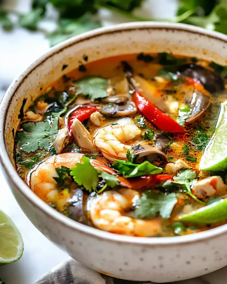 Homemade Thai Tom Yum Soup Recipe photo