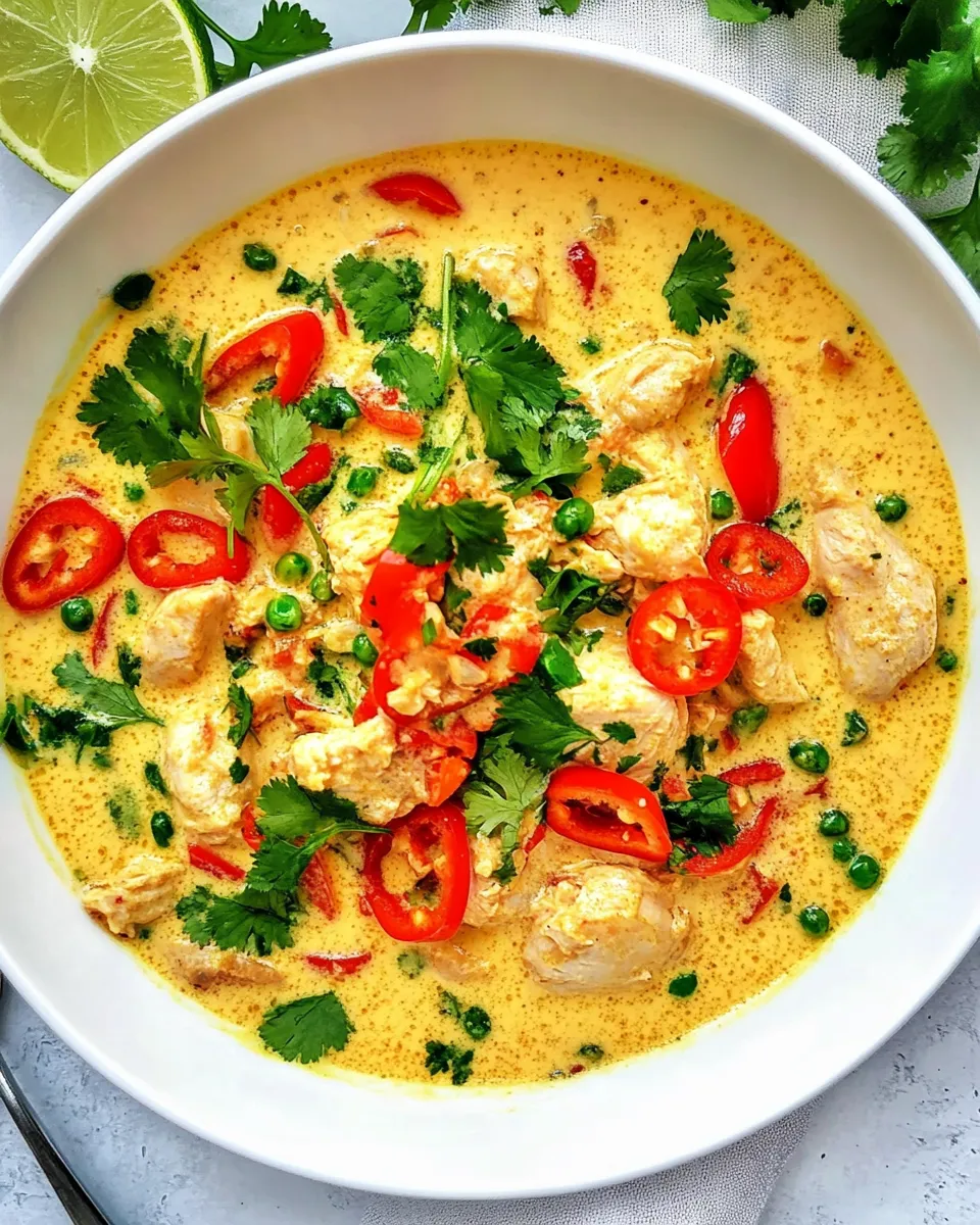 Quick Thai Yellow Curry Chicken image