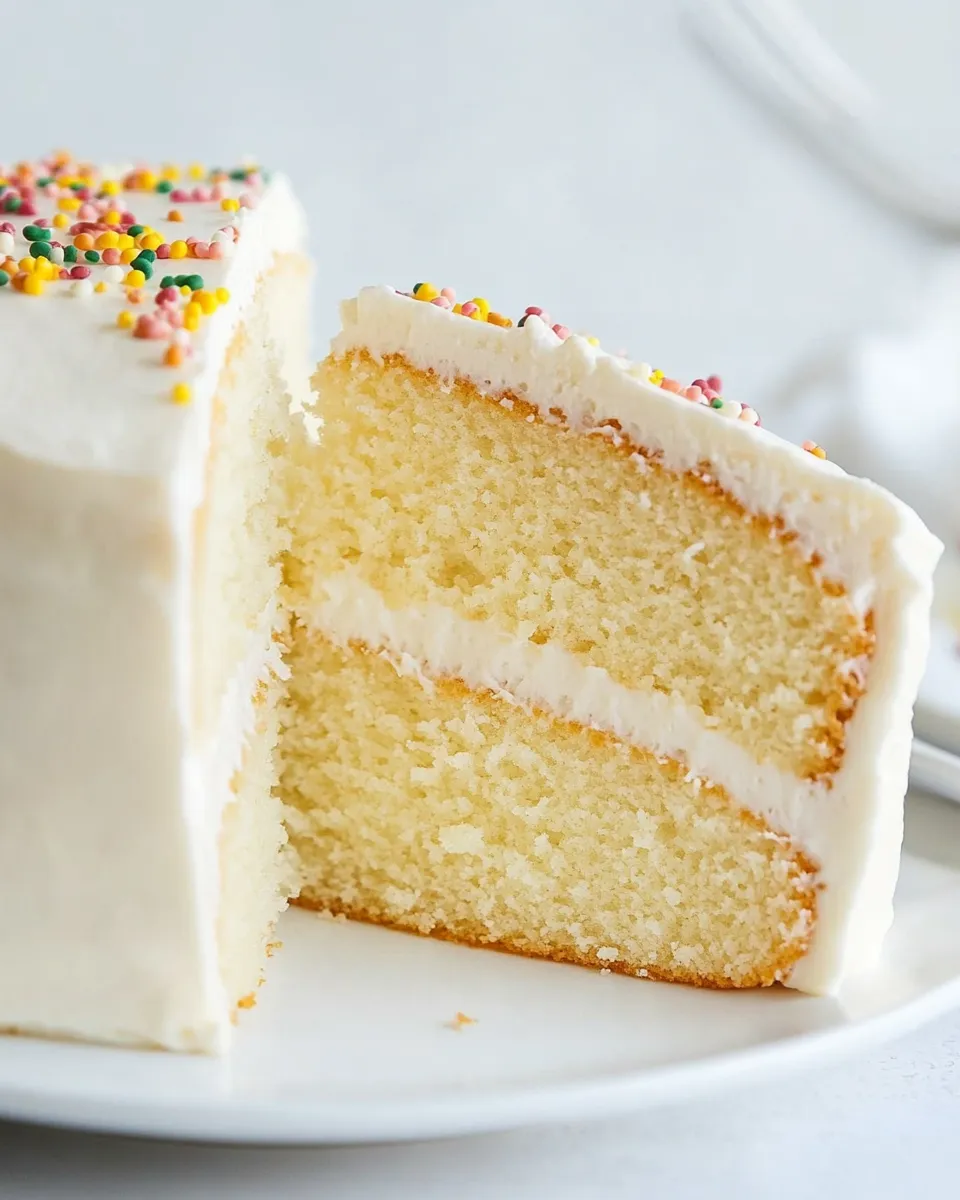 Easy The Absolute Best White Cake recipe photo