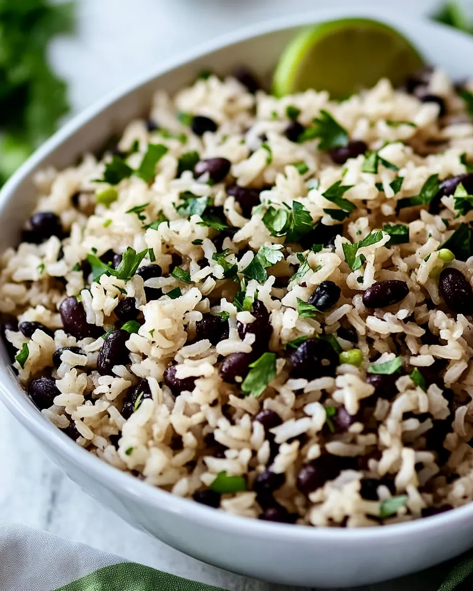 Easy The Best Black Beans and Rice Recipe shot