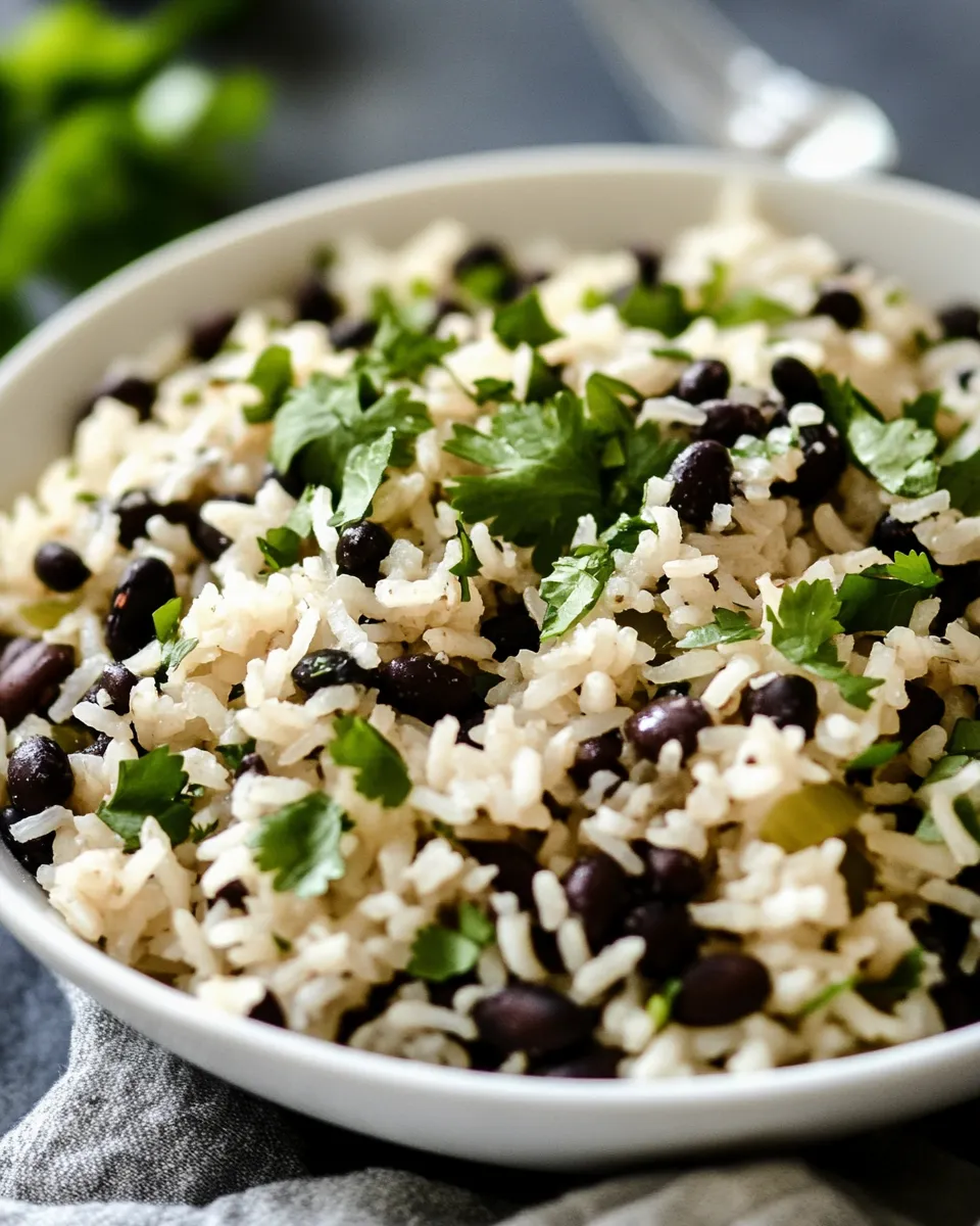 Delicious The Best Black Beans and Rice Recipe dish photo