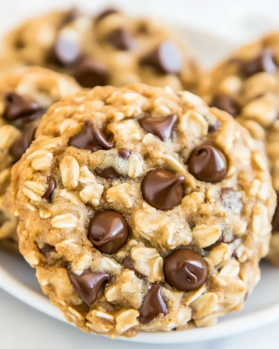 Delicious The Best Oatmeal Chocolate Chip Cookies shot