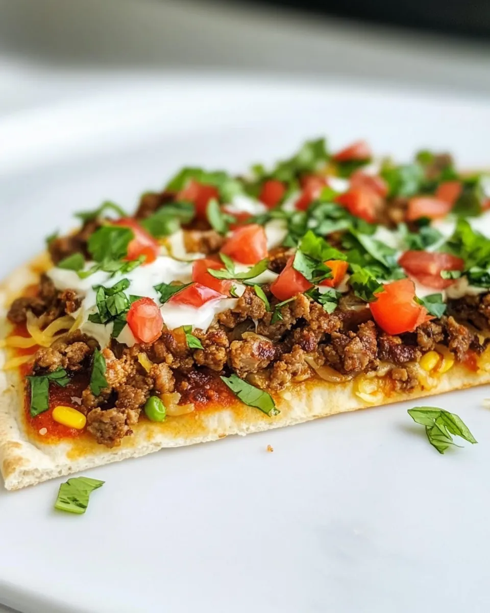 Homemade The Best Taco Pizza photo