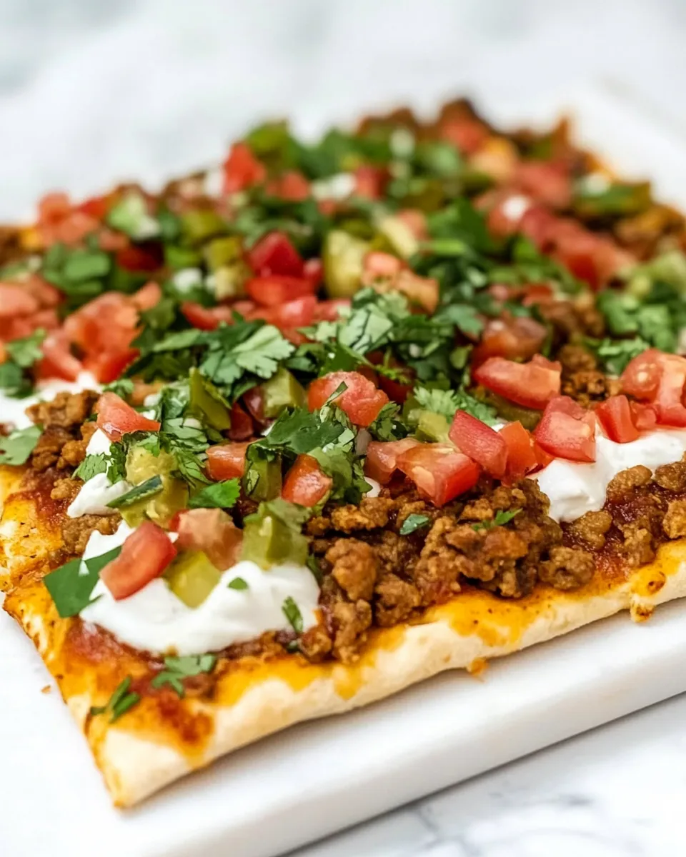 Classic The Best Taco Pizza image