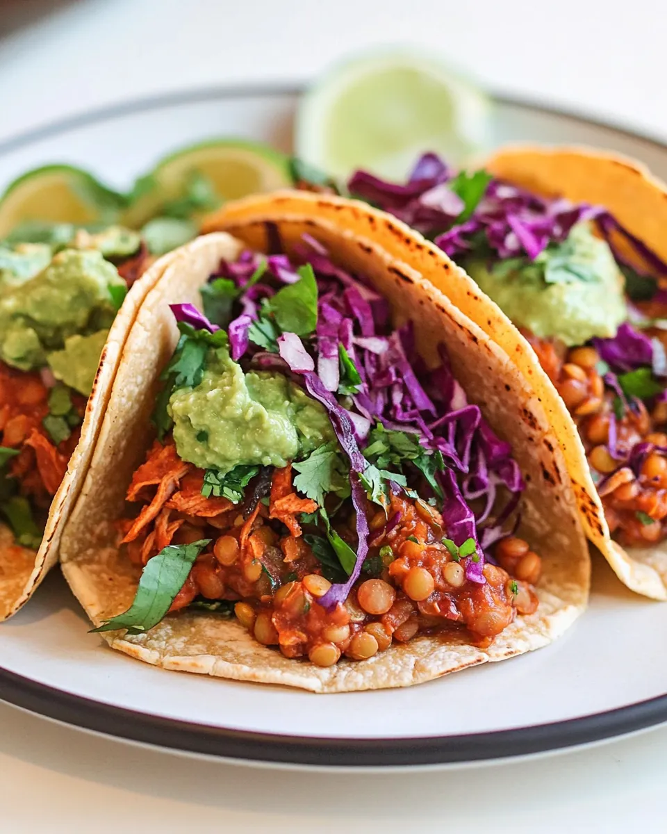 Quick The Easiest Lentil Tacos recipe photo