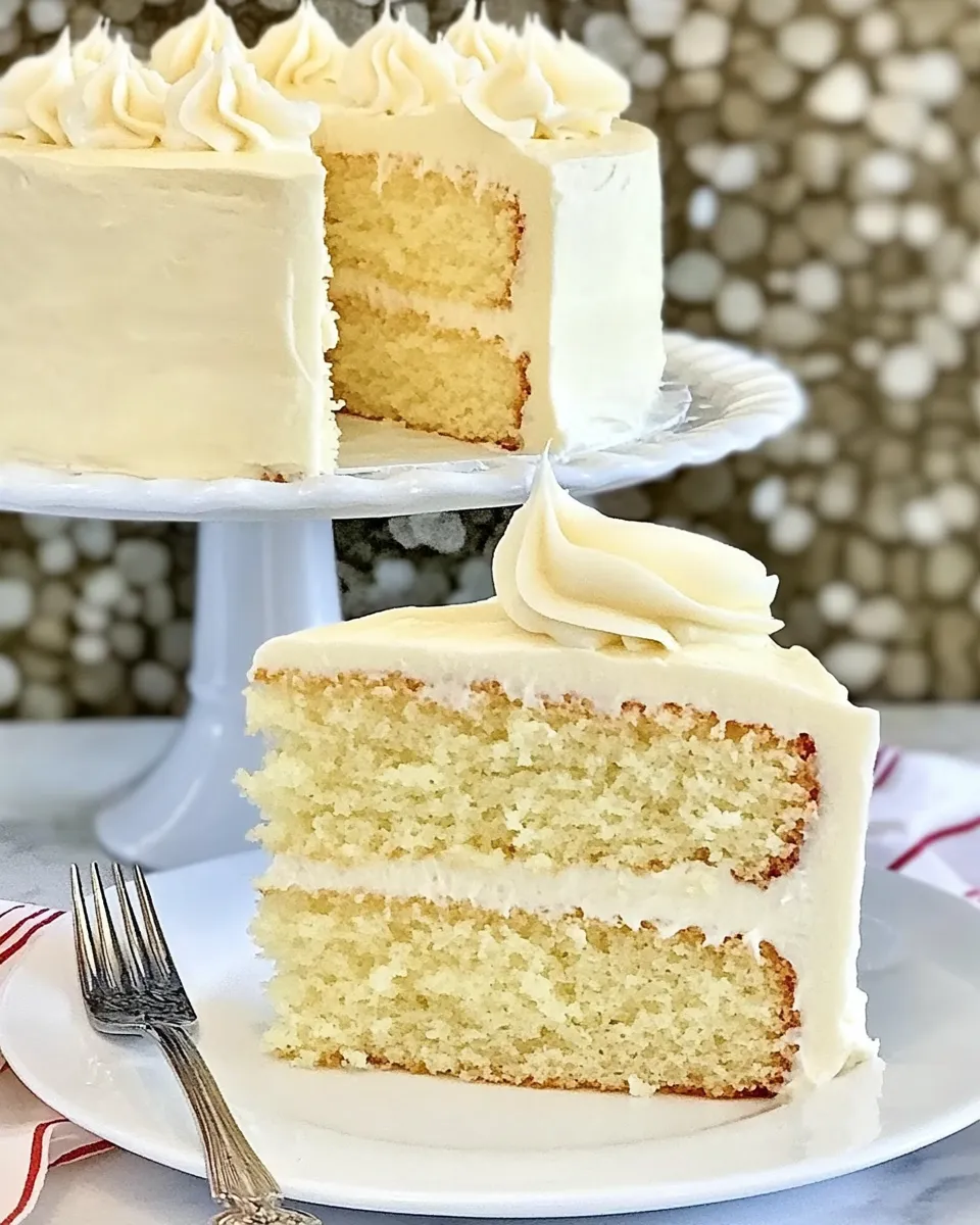 Homemade The Perfect White Birthday Cake Recipe photo