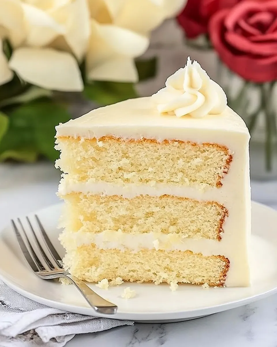 Easy The Perfect White Birthday Cake Recipe shot