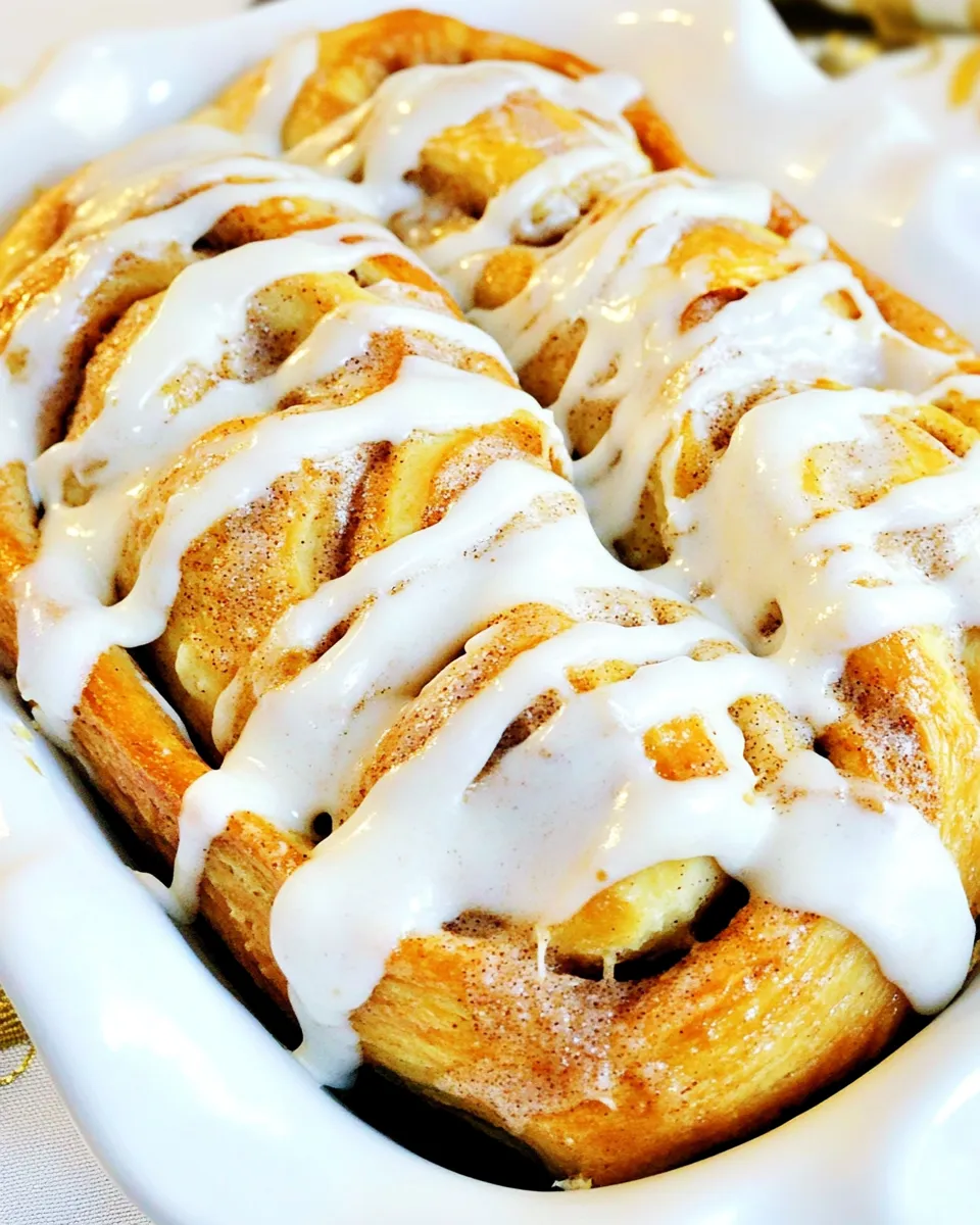 Delicious TikTok Cinnamon Rolls shot