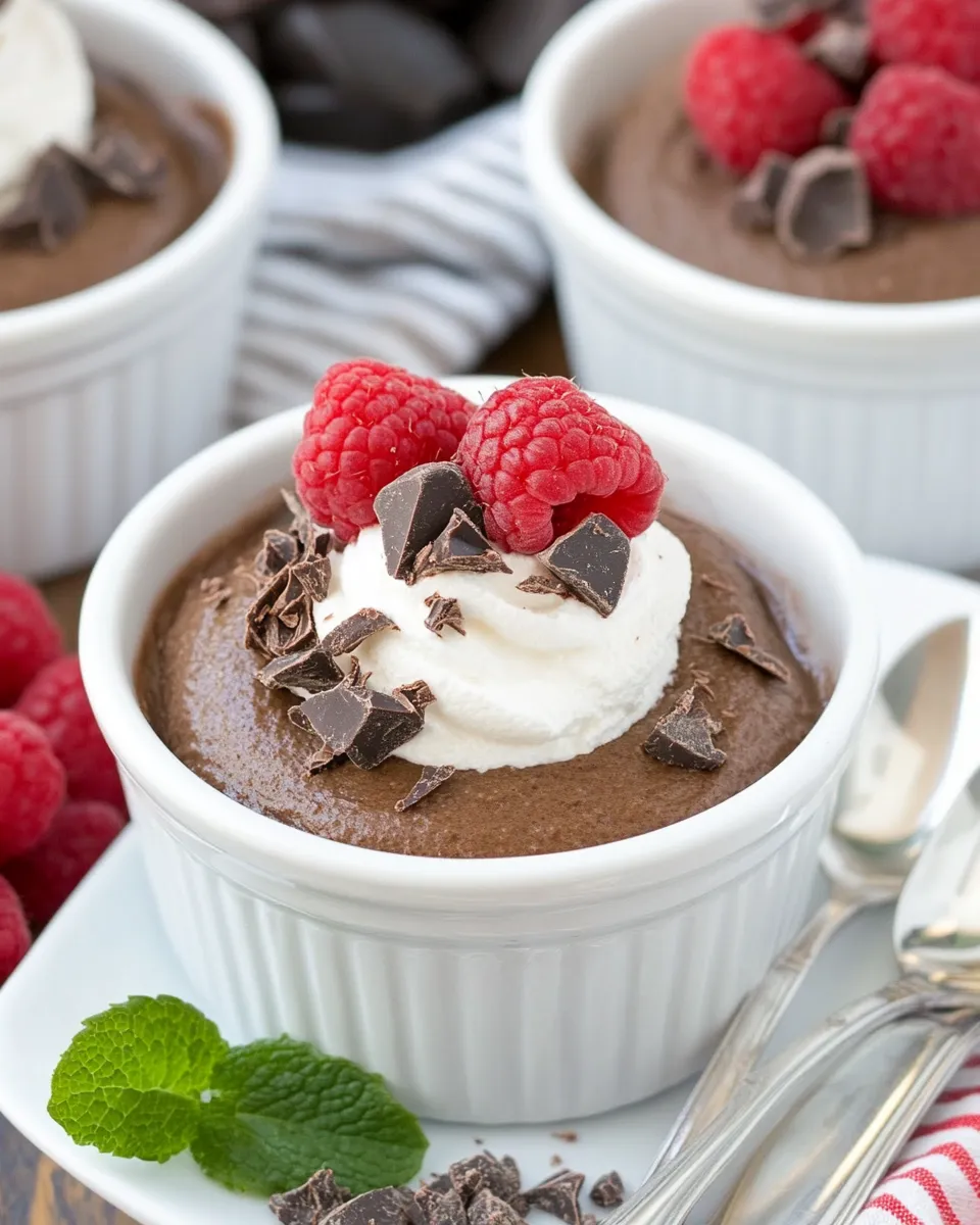 Delicious Top Secret Chocolate Mousse shot