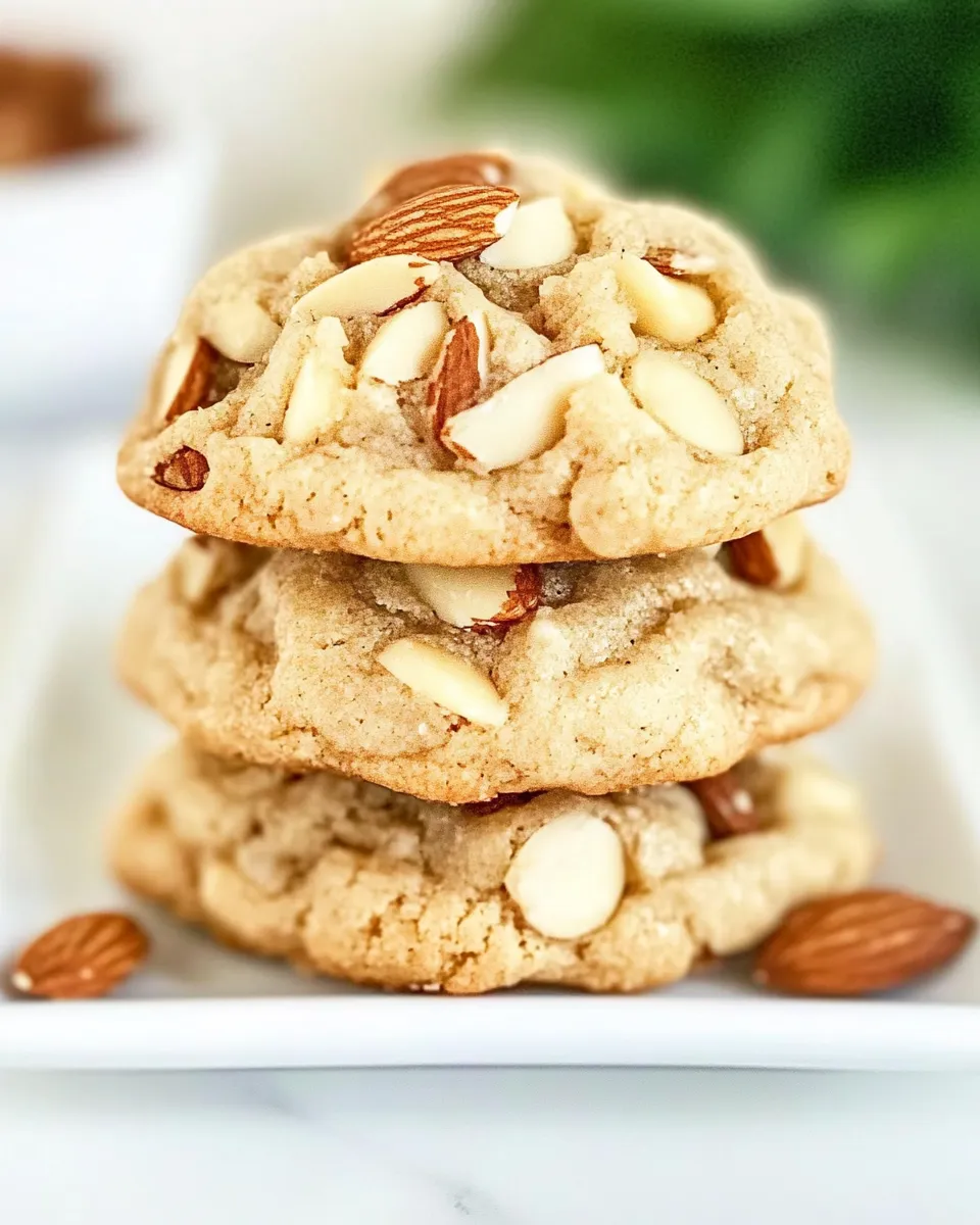 Classic Triple Almond Cookies shot