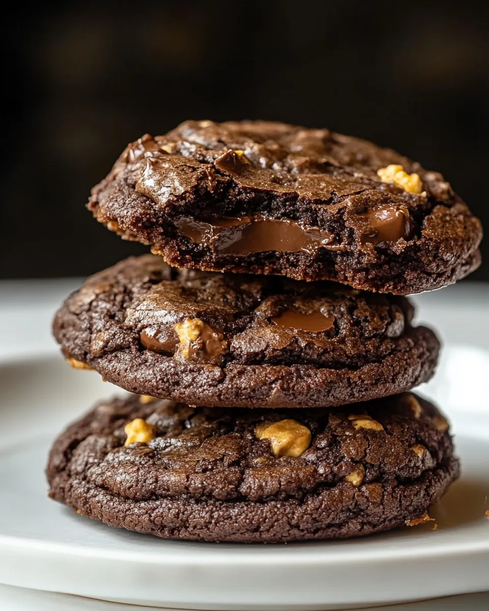 Classic Triple Chocolate Brownie Cookies image