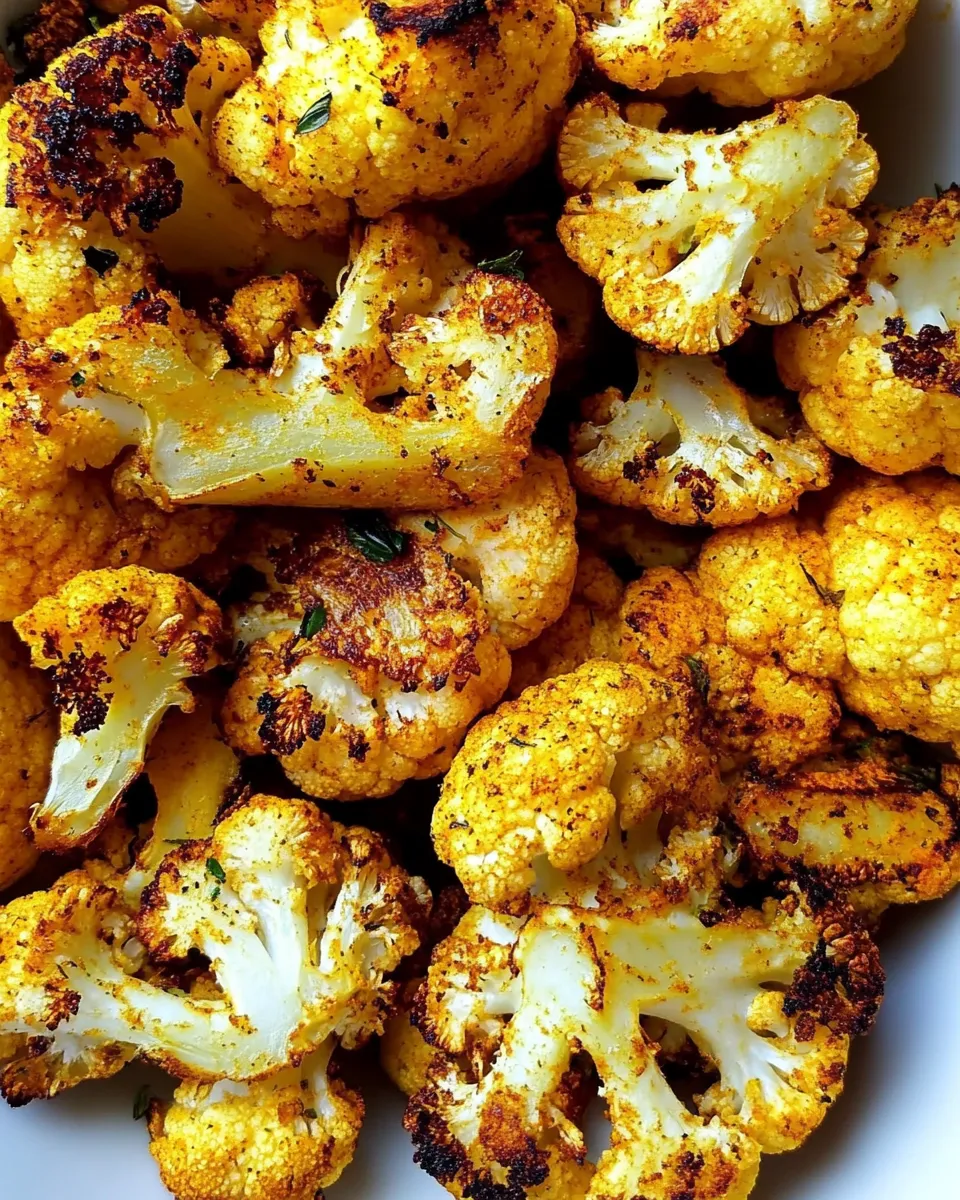 Homemade Turmeric Roasted Cauliflower photo