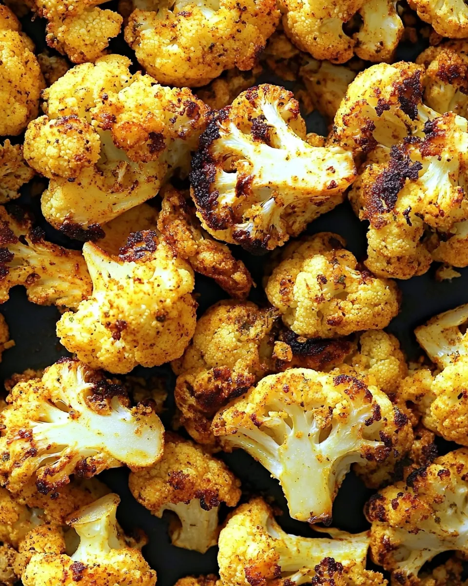 Easy Turmeric Roasted Cauliflower image