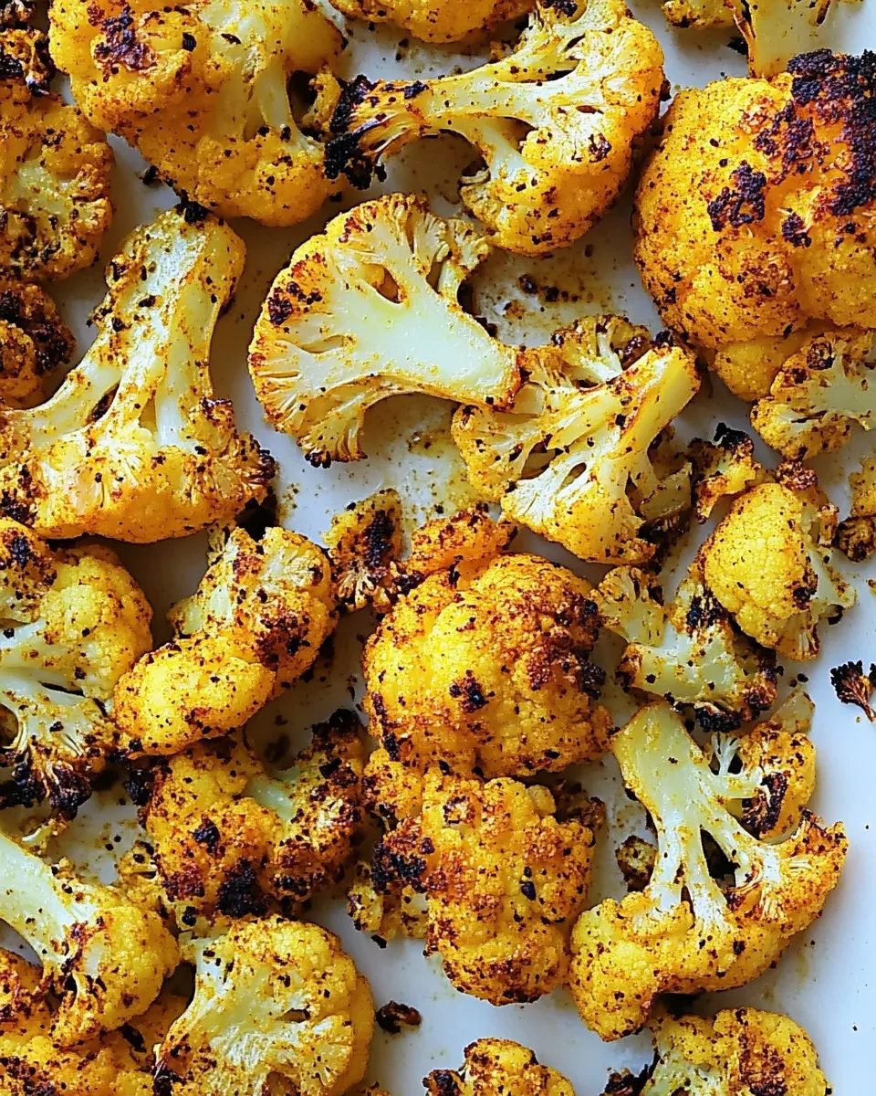Delicious Turmeric Roasted Cauliflower recipe photo