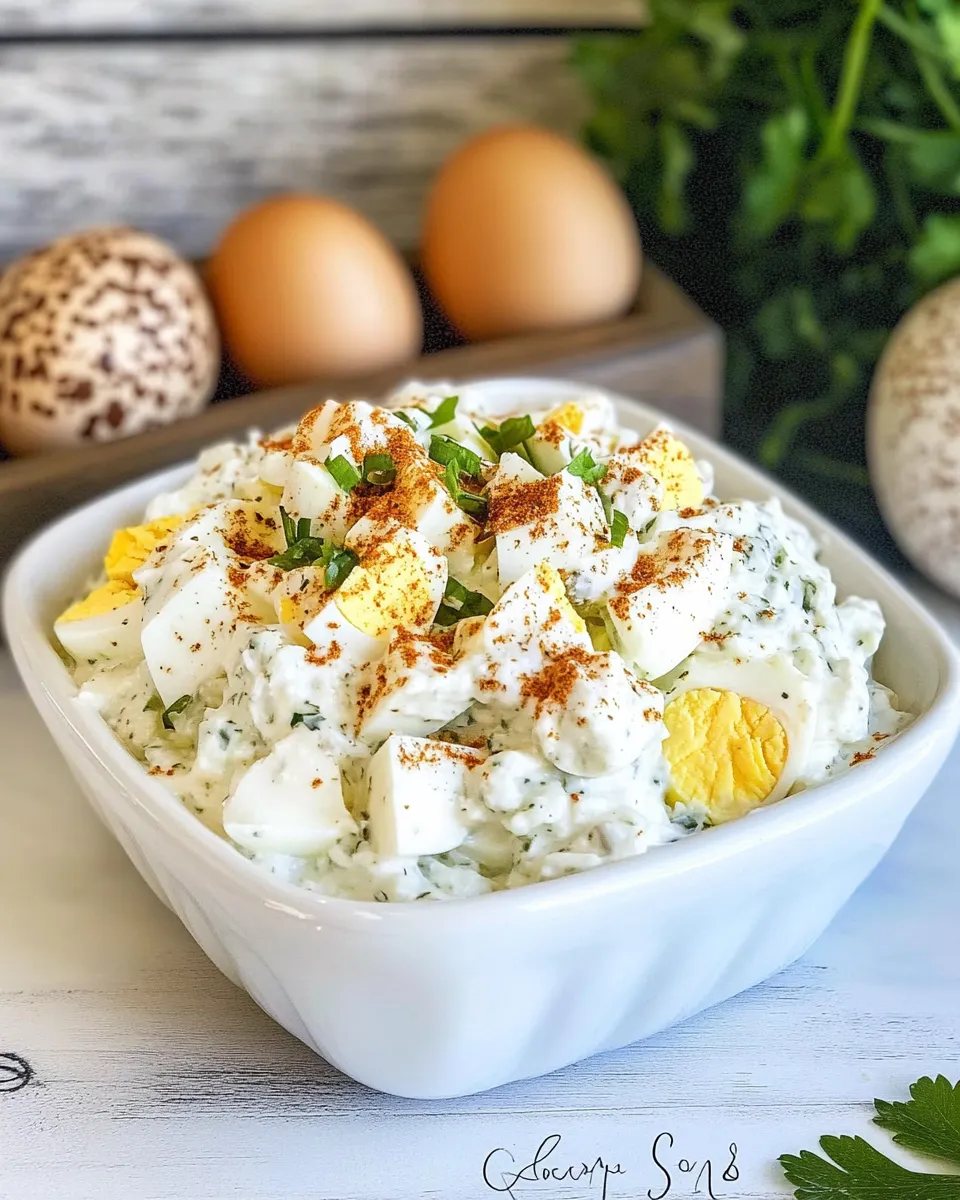 Homemade Tzatziki Egg Salad photo