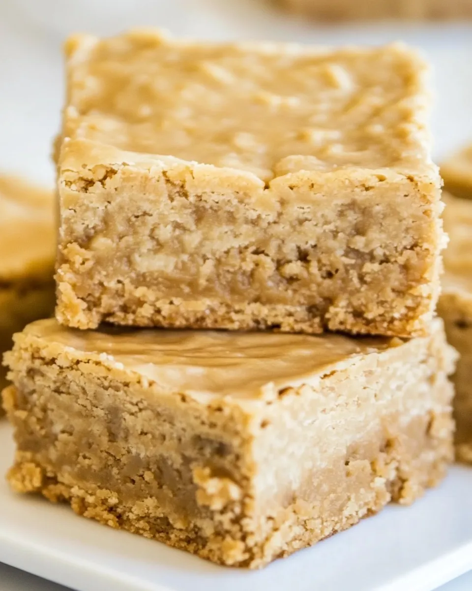 Delicious Vanilla Bean Caramel Blondies image