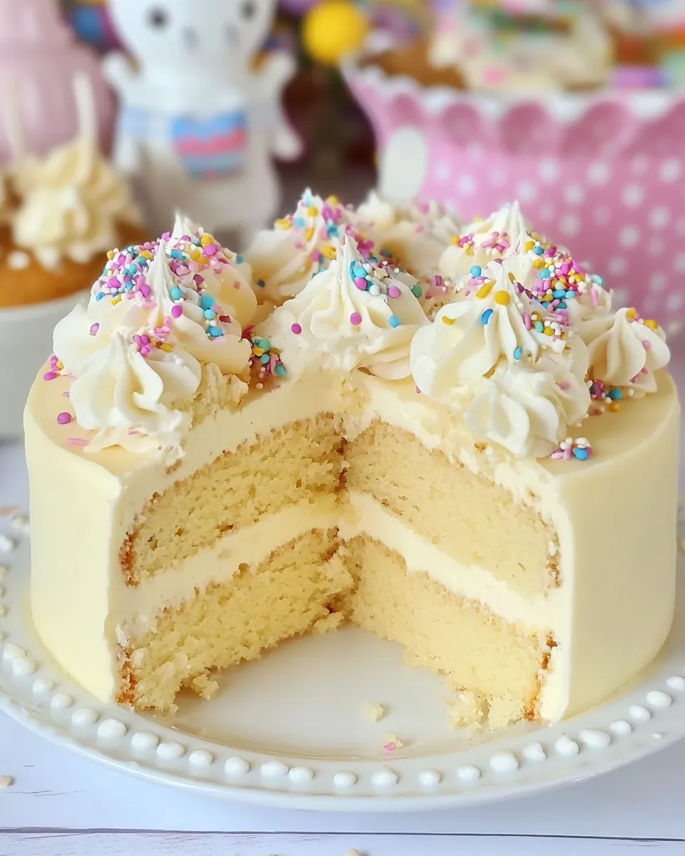 Homemade Vegan Birthday Cake photo