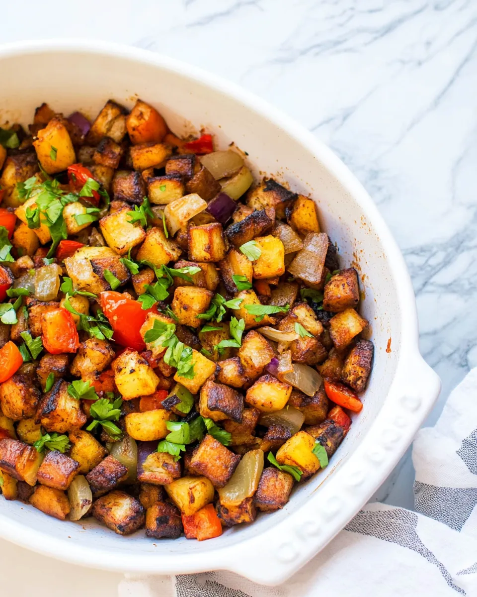 Healthy Vegan Breakfast Hash recipe photo